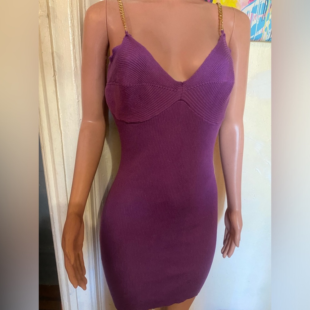purple dress